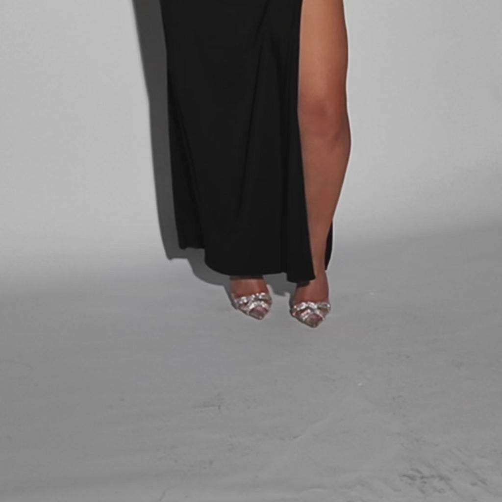 Come closer Sculpted split maxi